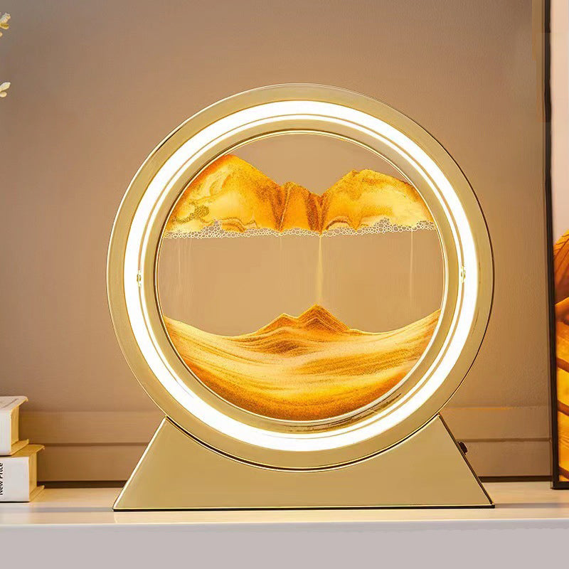 flowing sand hourglass lamp, multi styles/colors