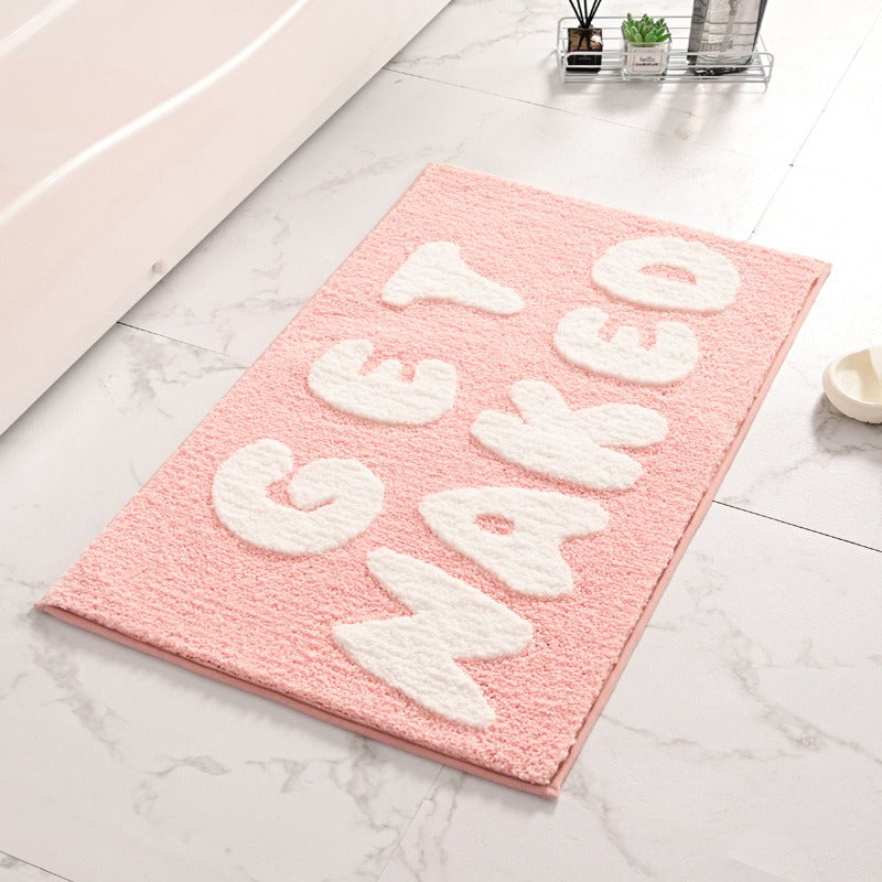 "get naked" bathroom mat
