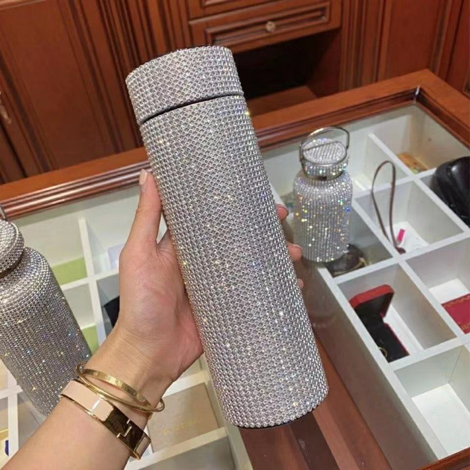 smart diamond thermos water bottle