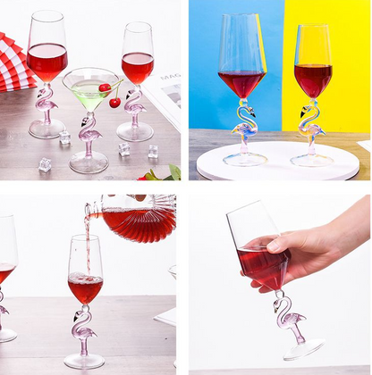 Flamingo Glass – Playful Artisan Drinkware
