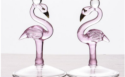 Flamingo Glass – Playful Artisan Drinkware