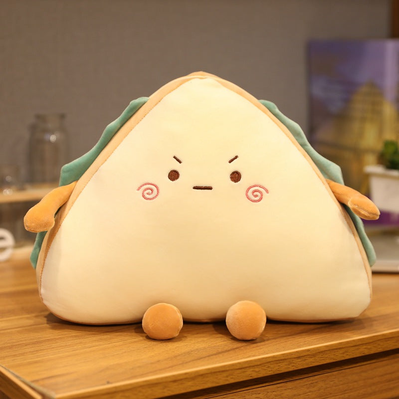 sandwich plush pillow cushion – fun novelty food pillow