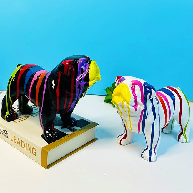 walking dog ornament- multicolors