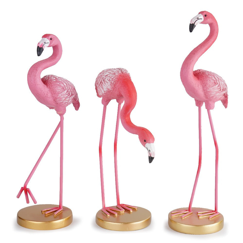 minimalist flamingo decor