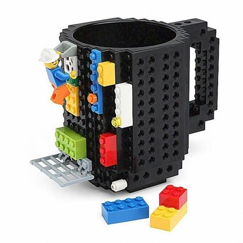 lego type building blocks coffee cup