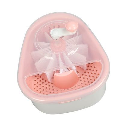 Manual Salad Spinner & Fruit Washer with Drain System