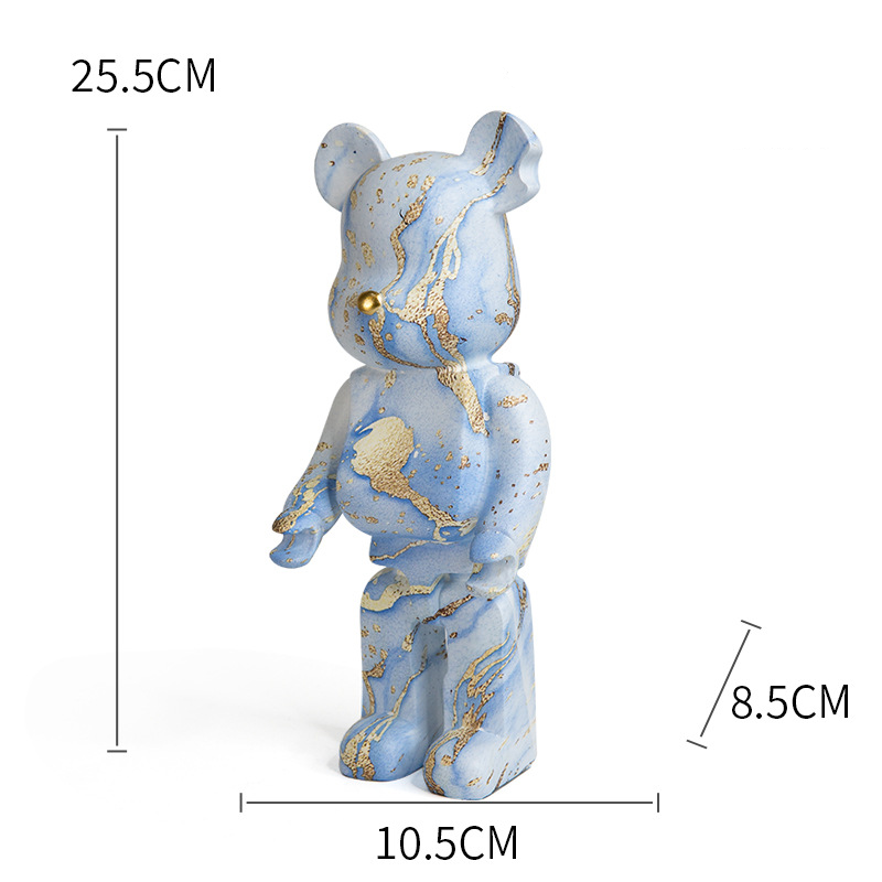 colorful resin violent bear