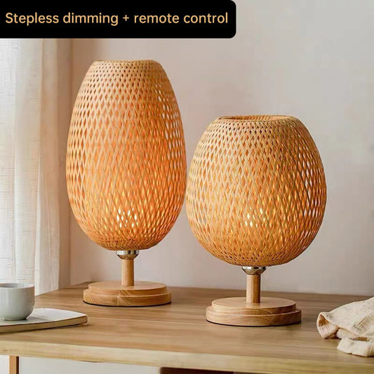 Japanese Zen Style Bamboo Woven Lamps