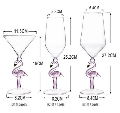 Flamingo Glass – Playful Artisan Drinkware