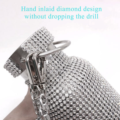 Diamond-Encrusted Thermos Water Cup