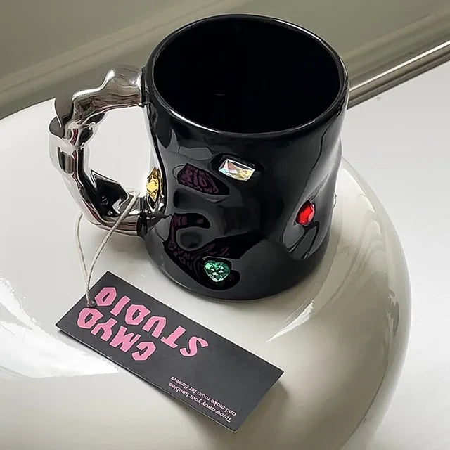 luxury gem cup – dazzling crystal drinkware