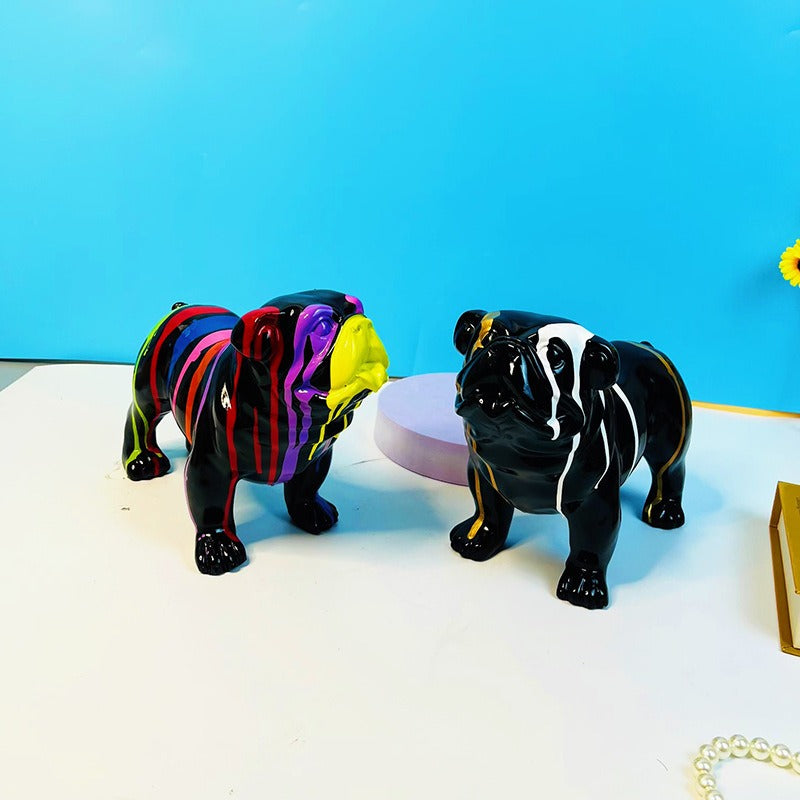 walking dog ornament- multicolors
