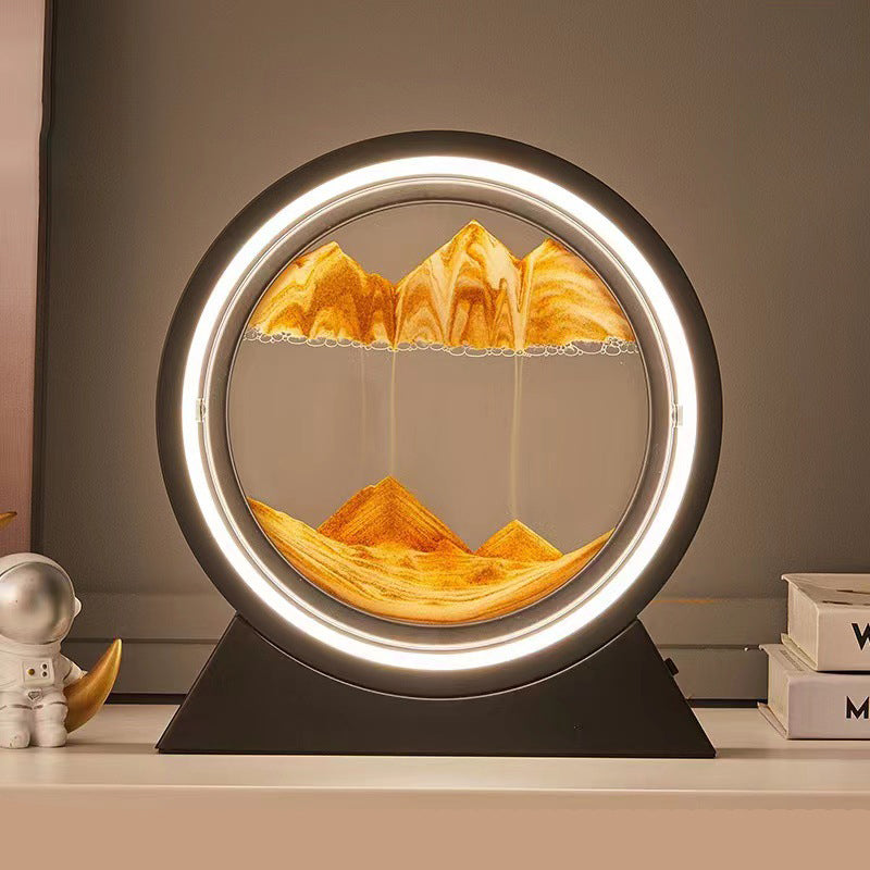 flowing sand hourglass lamp, multi styles/colors