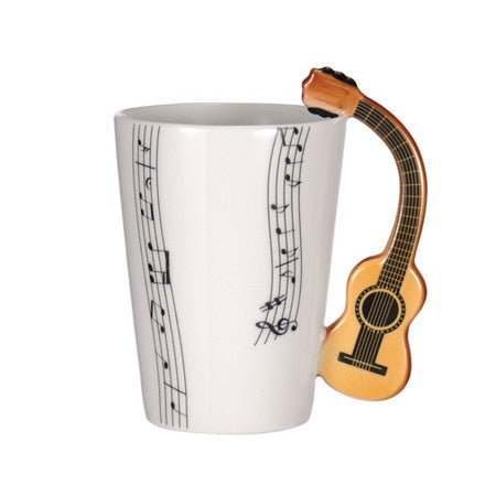 guitar ceramic cup- multistyles