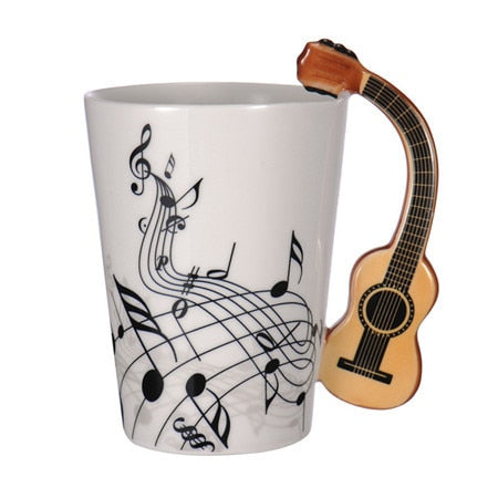 guitar ceramic cup- multistyles