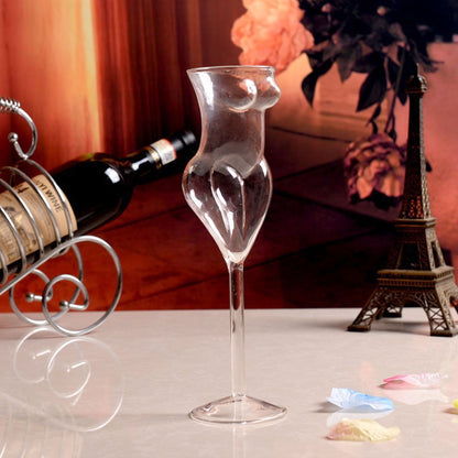 Sexy Naked Silhouette Glass Cup – Bold & Unique Drinkware