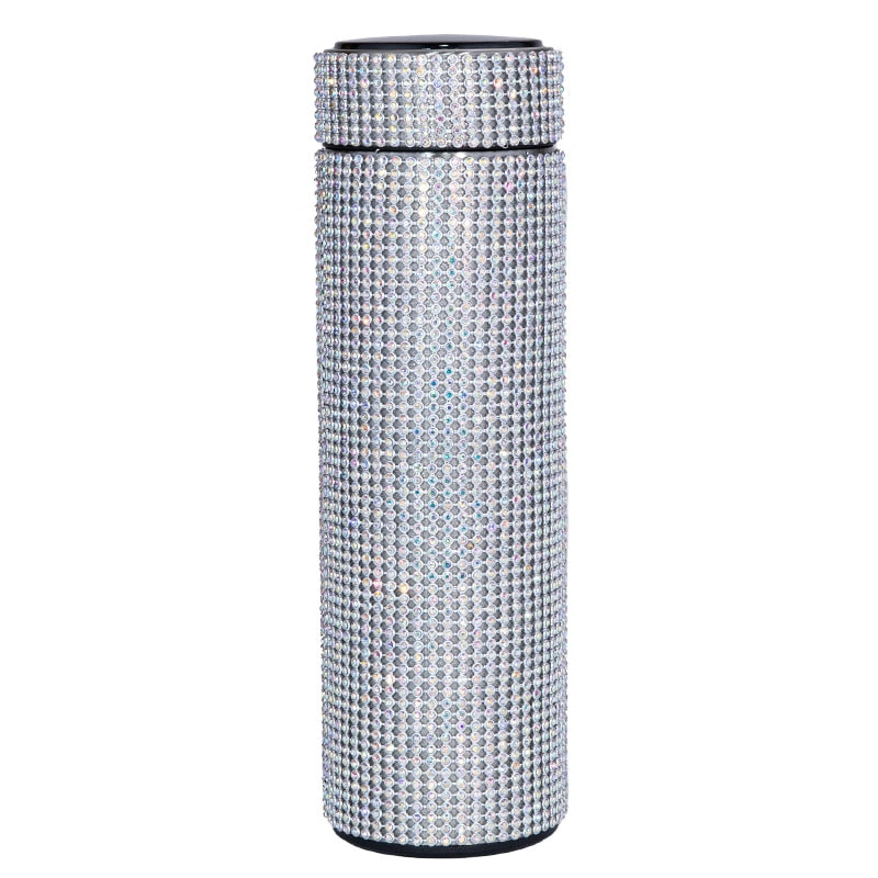 smart diamond thermos water bottle