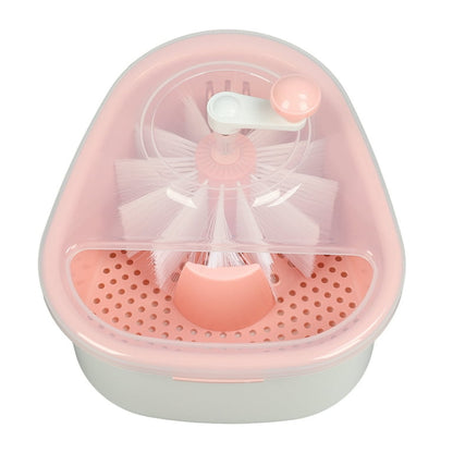 Manual Salad Spinner & Fruit Washer with Drain System