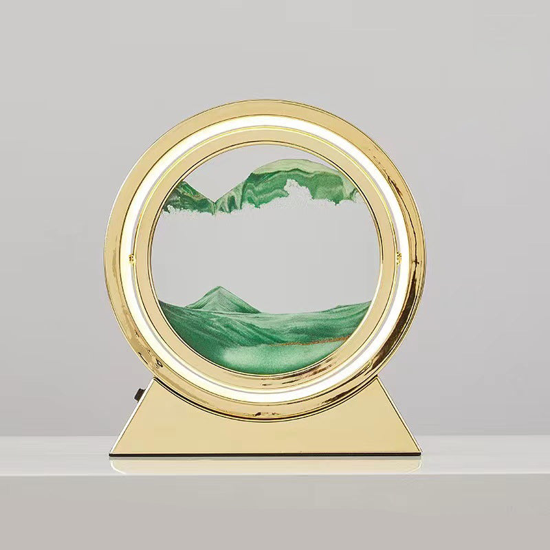 flowing sand hourglass lamp, multi styles/colors