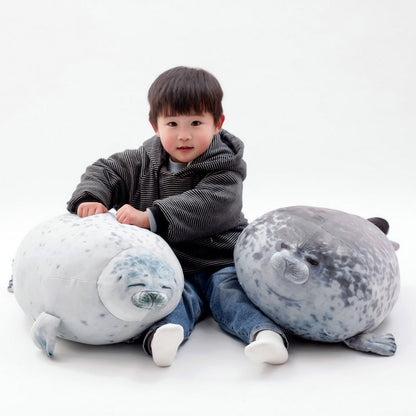 3D Novelty Seal Plush Toy Cushion – Adorable Animal Pillow