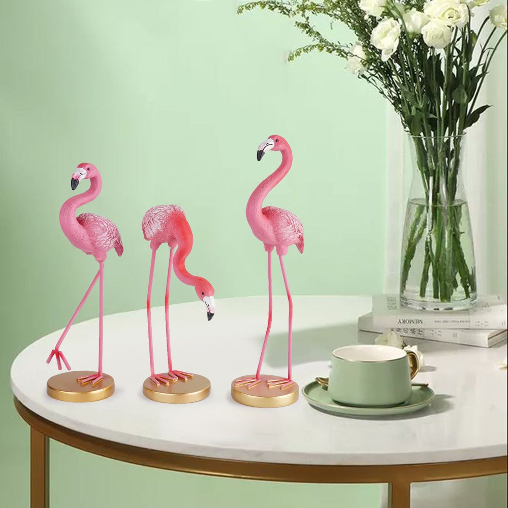 minimalist flamingo decor