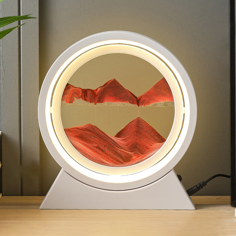 flowing sand hourglass lamp, multi styles/colors