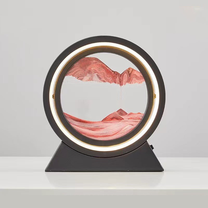 flowing sand hourglass lamp, multi styles/colors