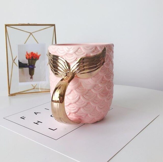 beauty mermaid mug