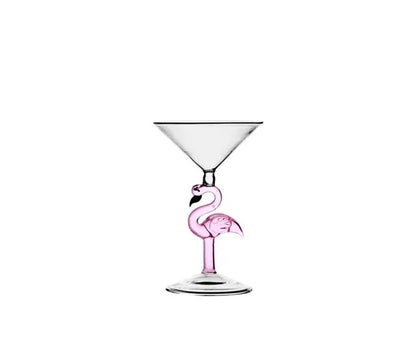 Flamingo Glass – Playful Artisan Drinkware