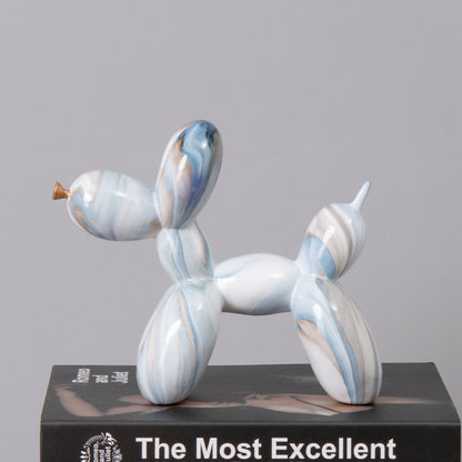 Fluid Balloon Dog Resin Ornament
