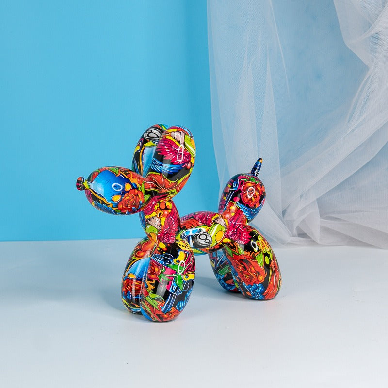 balloon dog resin ornaments