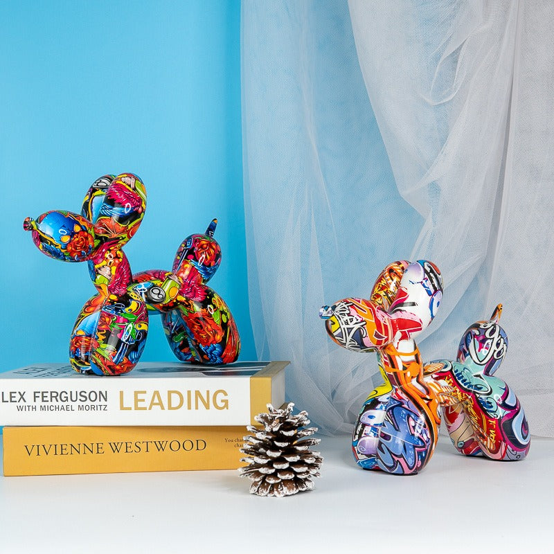 balloon dog resin ornaments