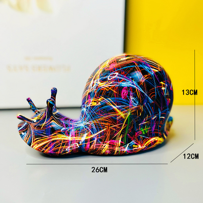 Colorful snail animal resin handicraft ornaments