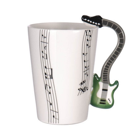 guitar ceramic cup- multistyles