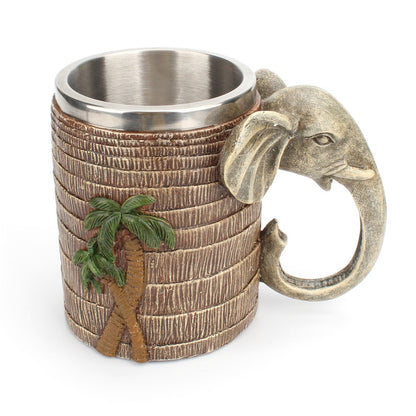 3D Tropical Rainforest Elephant Cup