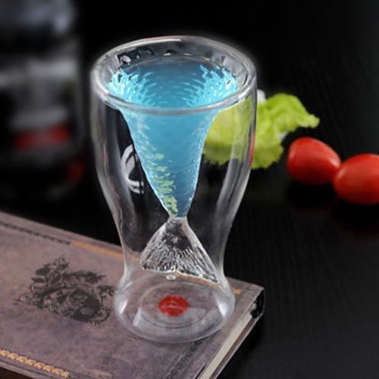 Mermaid Tail Cup Transparent Glass