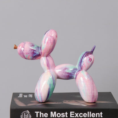 Fluid Balloon Dog Resin Ornament