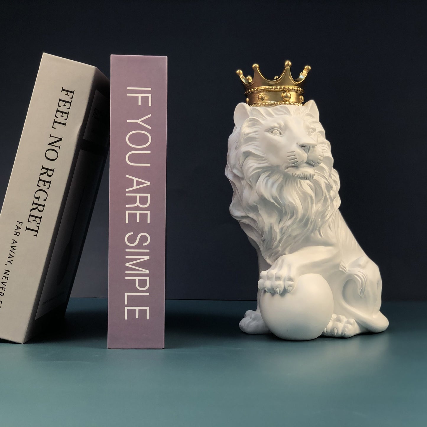 crown lion ornament