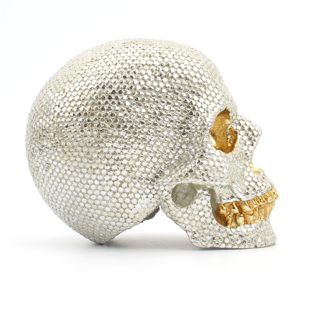 rhinestone skeleton ornament/piggy bank