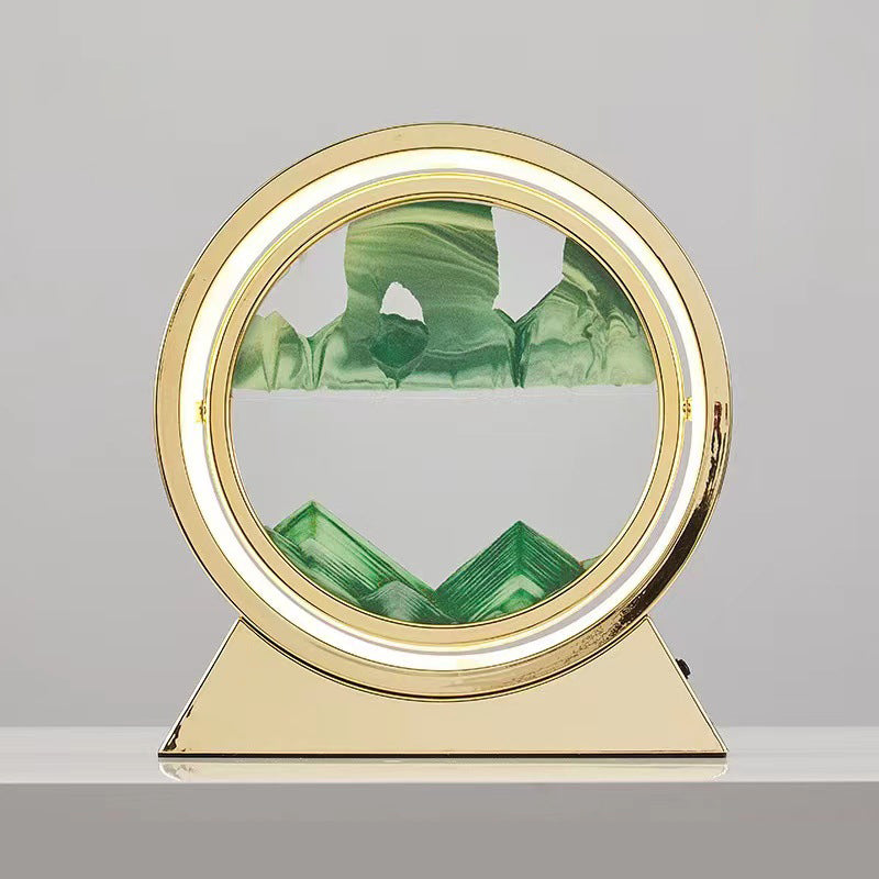 flowing sand hourglass lamp, multi styles/colors