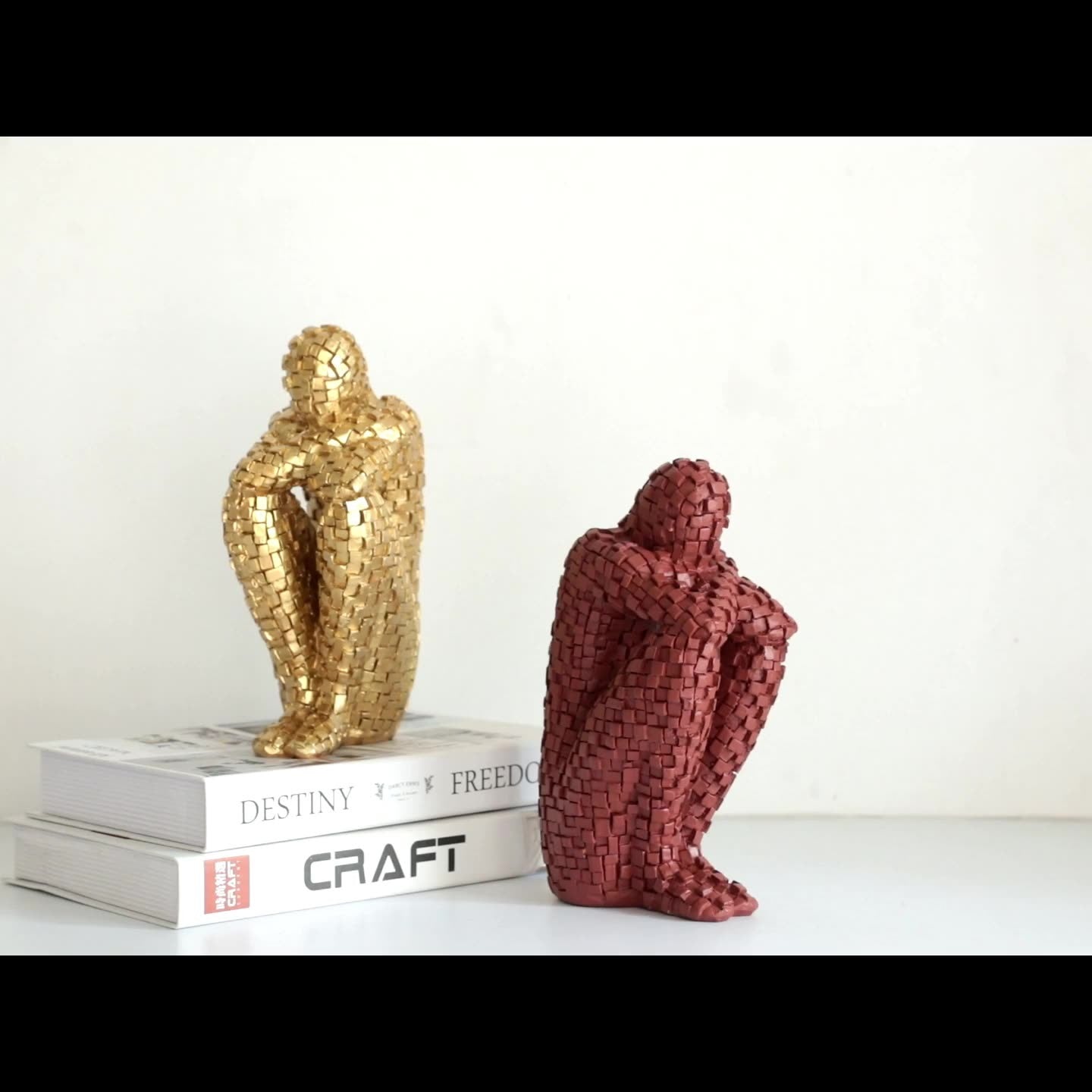 luxury study figure ornaments