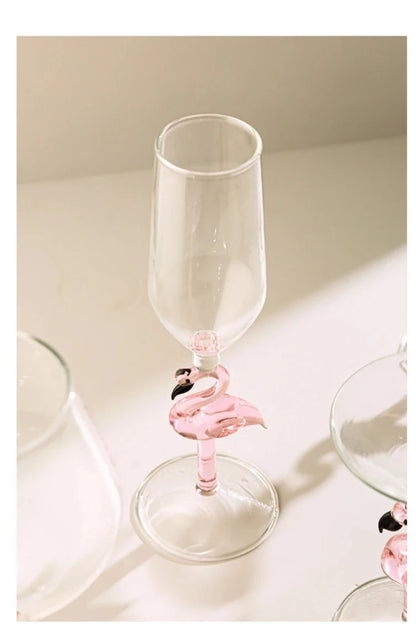 Flamingo Glass – Playful Artisan Drinkware