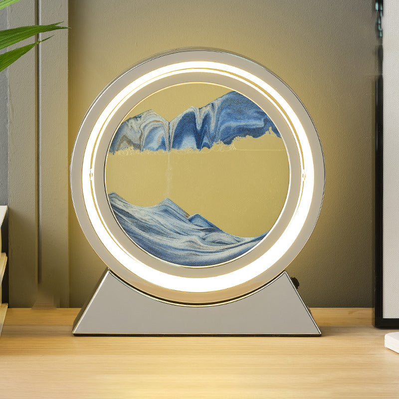 flowing sand hourglass lamp, multi styles/colors