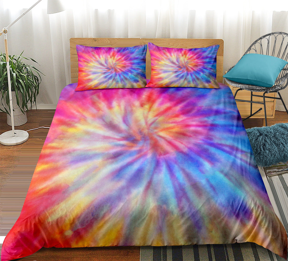 color tie dye quilt cover- multistyles