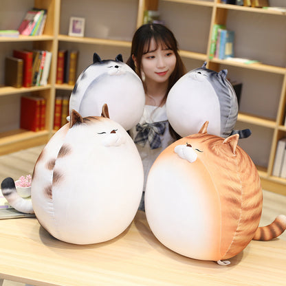 Egg Cat Doll Plush Pillow – Adorable Novelty Cushion