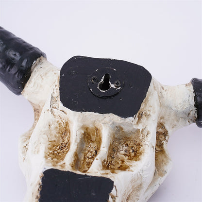 cow horn wall mounted three-dimensional bone ornament