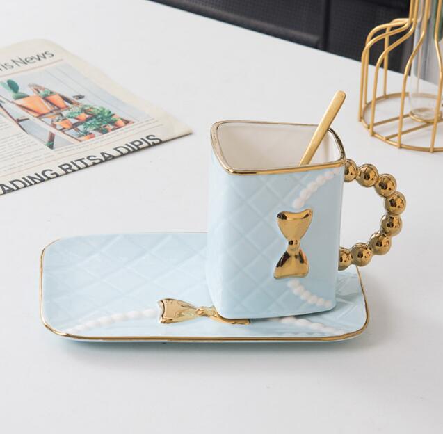 ceramic saucer & mug- multistyles