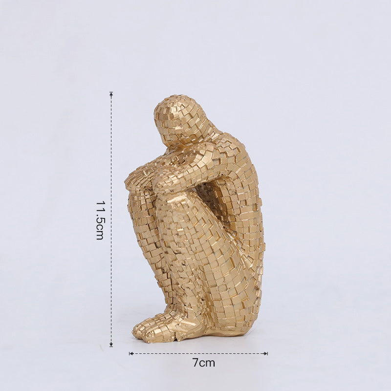 luxury study figure ornaments