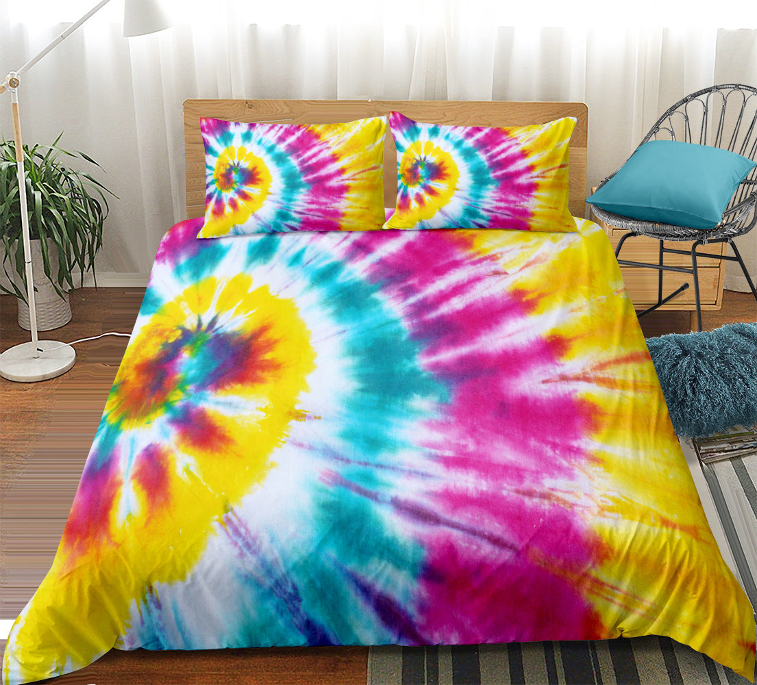 color tie dye quilt cover- multistyles