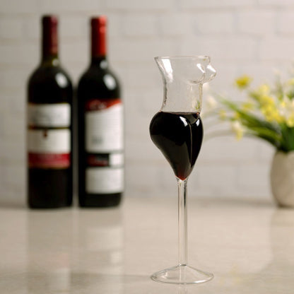 Sexy Naked Silhouette Glass Cup – Bold & Unique Drinkware